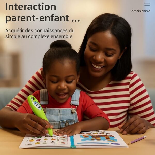 Cahier educ01 Cahiers d’entraînement pour enfants – Réutilisables et éducatifs (4 en 1)