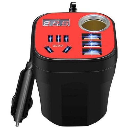 onduleur 02 Onduleur Multifonction 12V/24V à 220V, 3 Ports USB