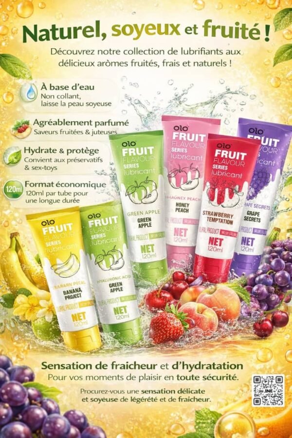 Olo Fruit Flavour Seris Lubrificant
