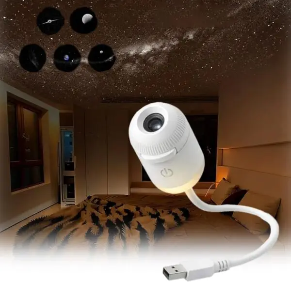 Lampe Galaxie USB avec 12 Projections