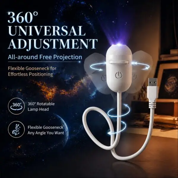 Lampe Galaxie USB avec 12 Projections