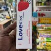 Lovekiss Cream – Lubrifiant Intime Aromatisé Fraise 100 ml