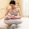 Coussin d'allaitement ergonomique 3 en 1 avec appui-tête bébé